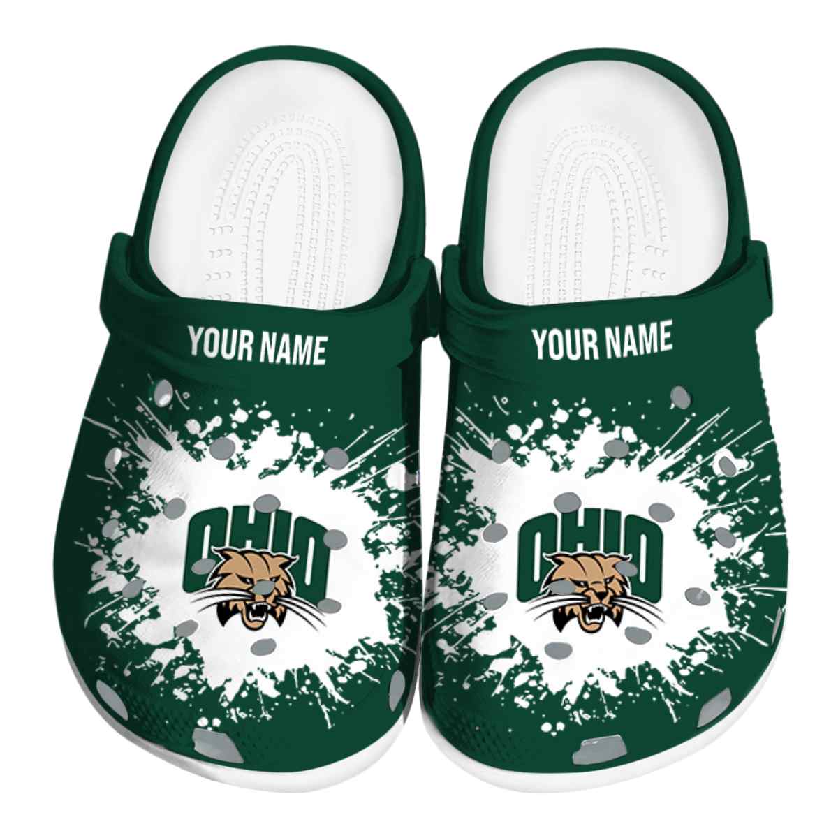 Ohio Bobcats 2025 NCAA Sport Crocs Clogs For Men Women and Kids - GNL1463790