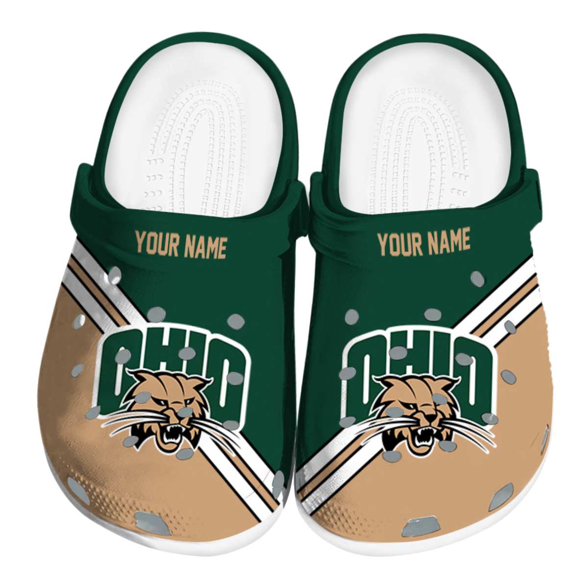Ohio Bobcats 2025 NCAA Sport Crocs Clogs For Men Women and Kids - GNL1463785