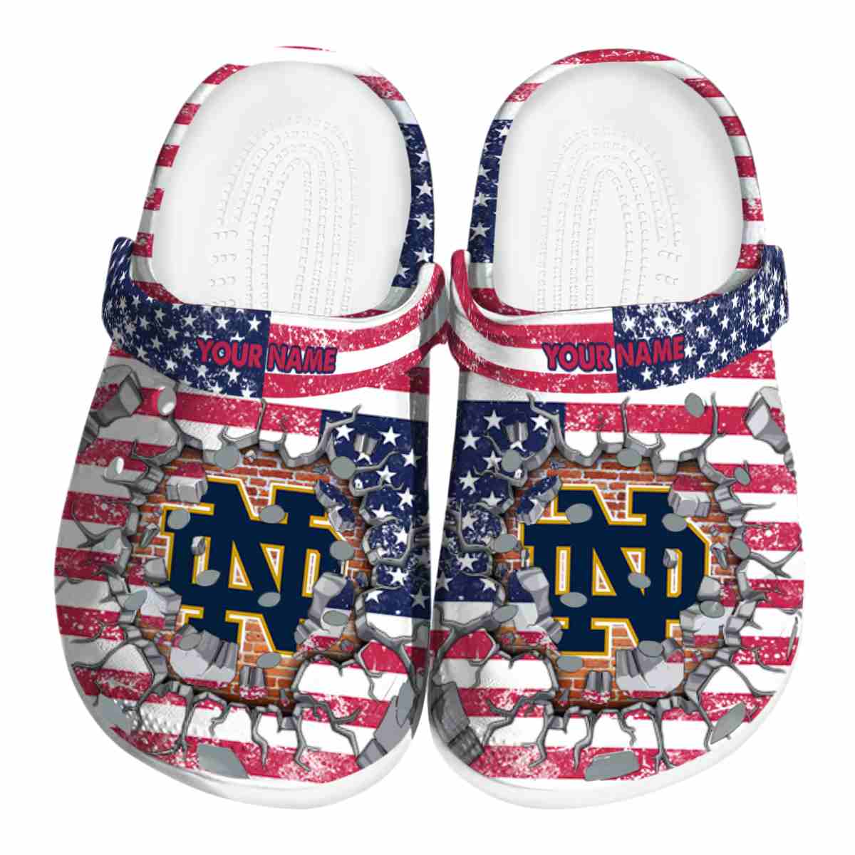 Notre Dame Fighting Irish 2025 NCAA Sport Crocs Clogs For Men Women and Kids - GNL1463786
