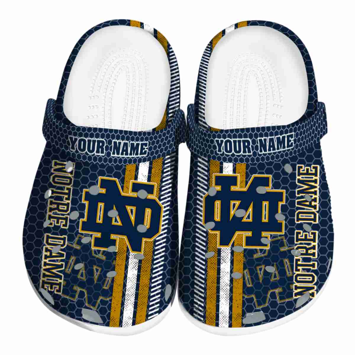 Notre Dame Fighting Irish 2025 NCAA Sport Crocs Clogs For Men Women and Kids - GNL1463793
