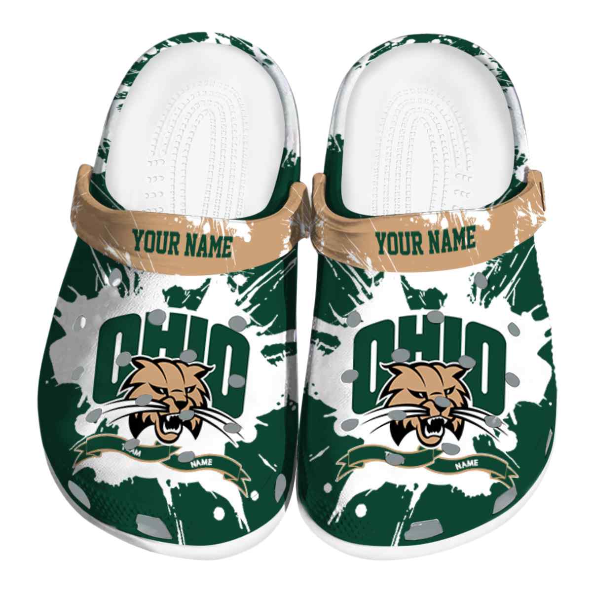 Ohio Bobcats 2025 NCAA Sport Crocs Clogs For Men Women and Kids - GNL1463807