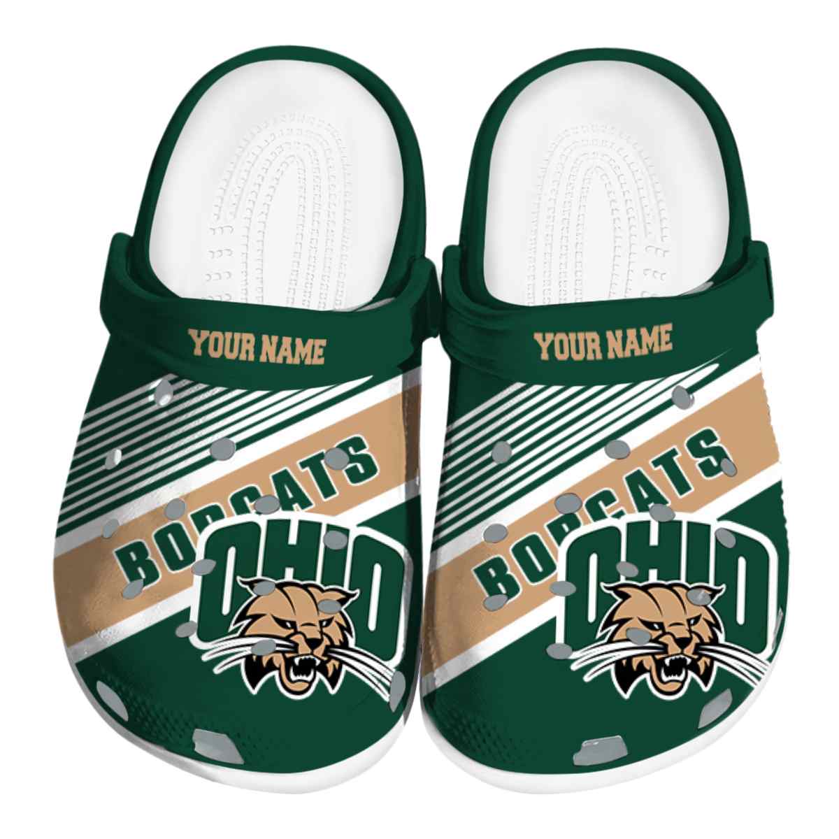 Ohio Bobcats 2025 NCAA Sport Crocs Clogs For Men Women and Kids - GNL1463820
