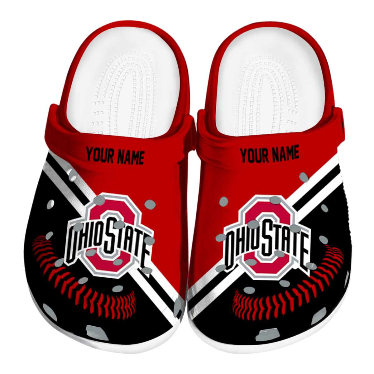 Ohio State Buckeyes 2025 NCAA Sport Crocs Clogs For Men Women and Kids - GNL1463834
