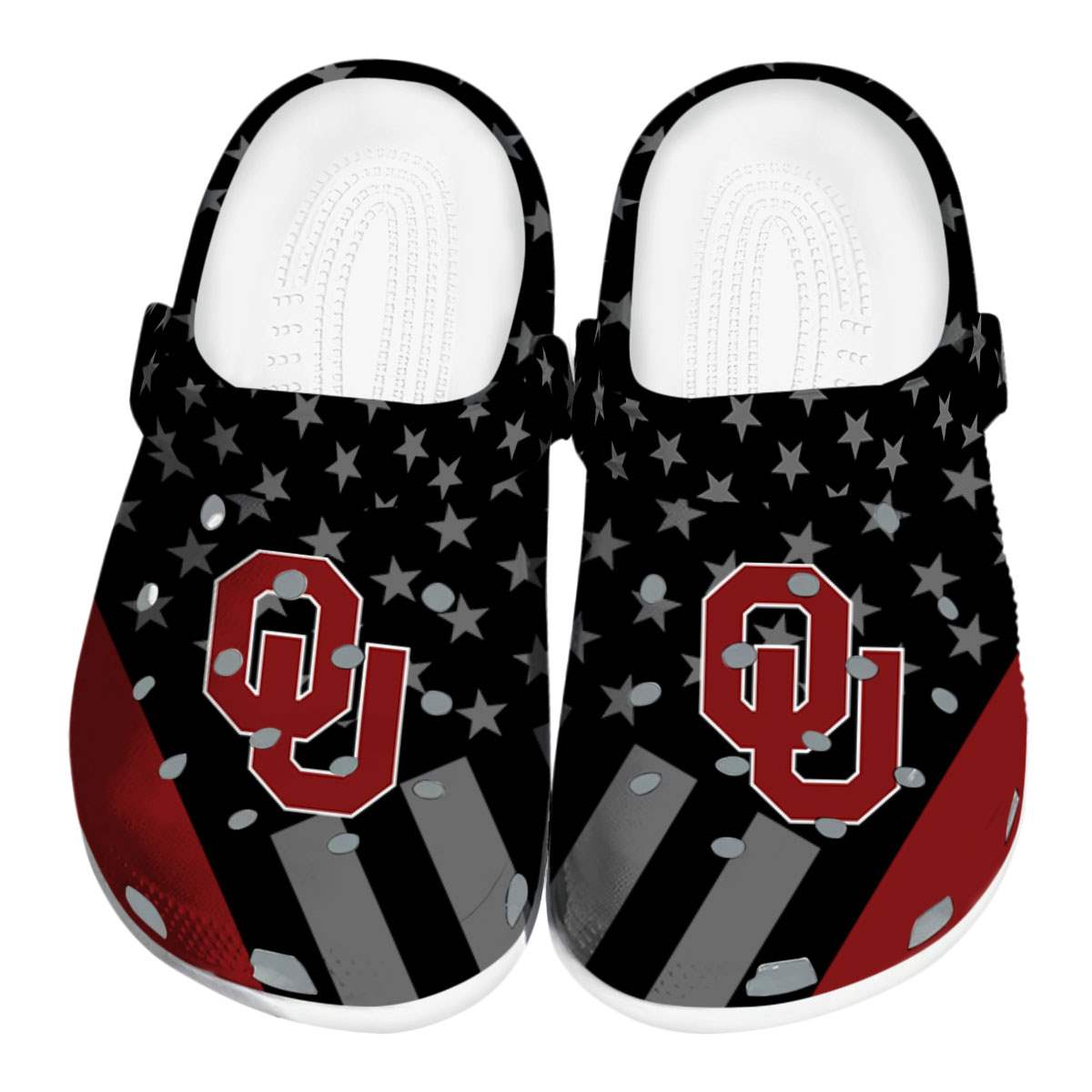 Oklahoma Sooners 2025 NCAA Sport Crocs Clogs For Men Women and Kids - GNL1463849