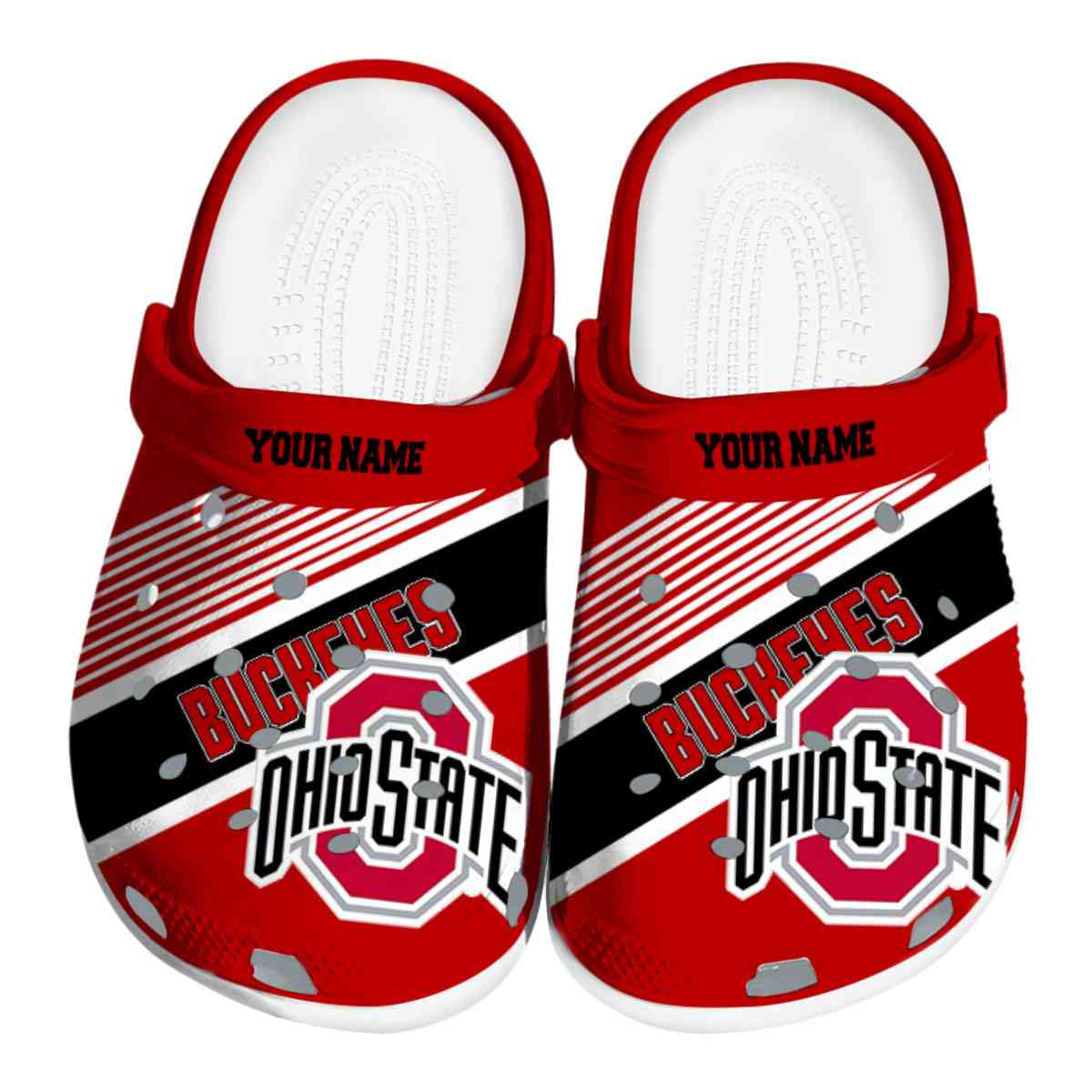 Ohio State Buckeyes 2025 NCAA Sport Crocs Clogs For Men Women and Kids - GNL1463829