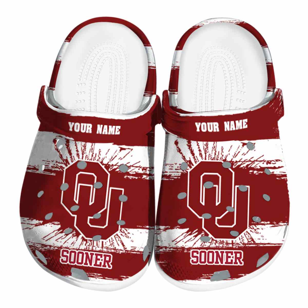 Oklahoma Sooners 2025 NCAA Sport Crocs Clogs For Men Women and Kids - GNL1463882