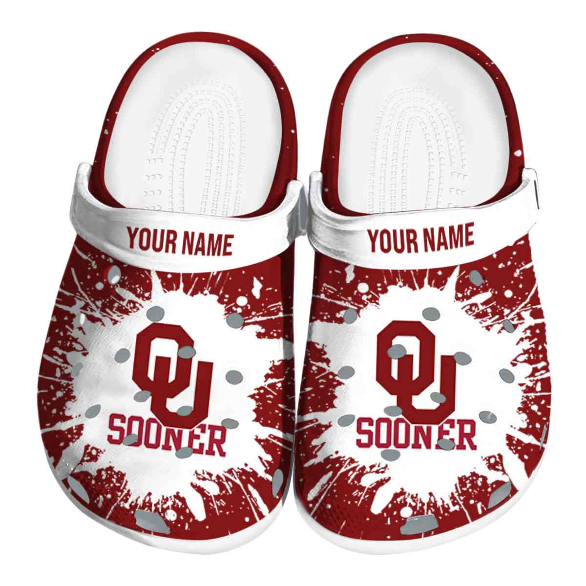 Oklahoma Sooners 2025 NCAA Sport Crocs Clogs For Men Women and Kids - GNL1463877