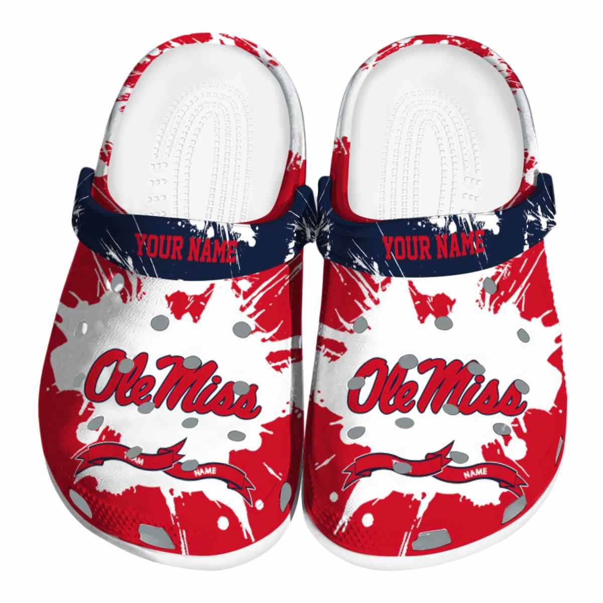Ole Miss Rebels 2025 NCAA Sport Crocs Clogs For Men Women and Kids - GNL1463956