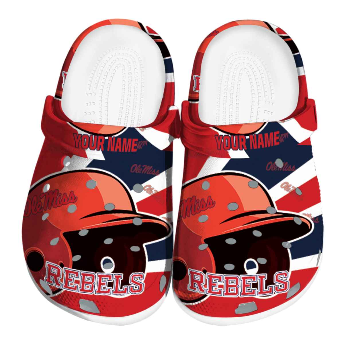 Ole Miss Rebels 2025 NCAA Sport Crocs Clogs For Men Women and Kids - GNL1463949