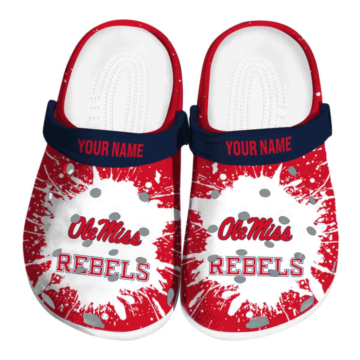 Ole Miss Rebels 2025 NCAA Sport Crocs Clogs For Men Women and Kids - GNL1463955