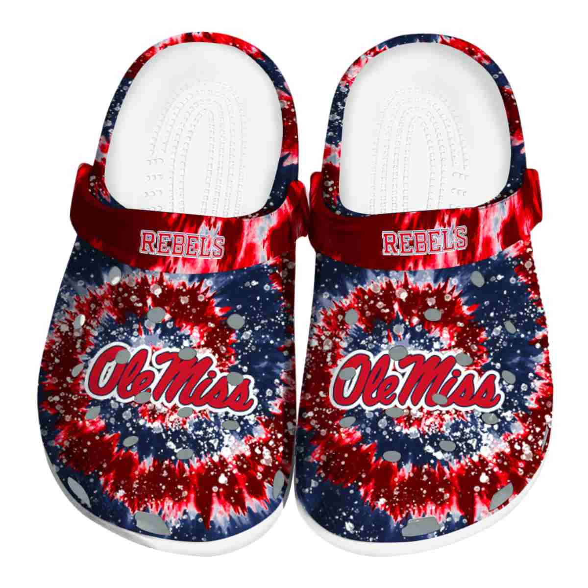 Ole Miss Rebels 2025 NCAA Sport Crocs Clogs For Men Women and Kids - GNL1463963