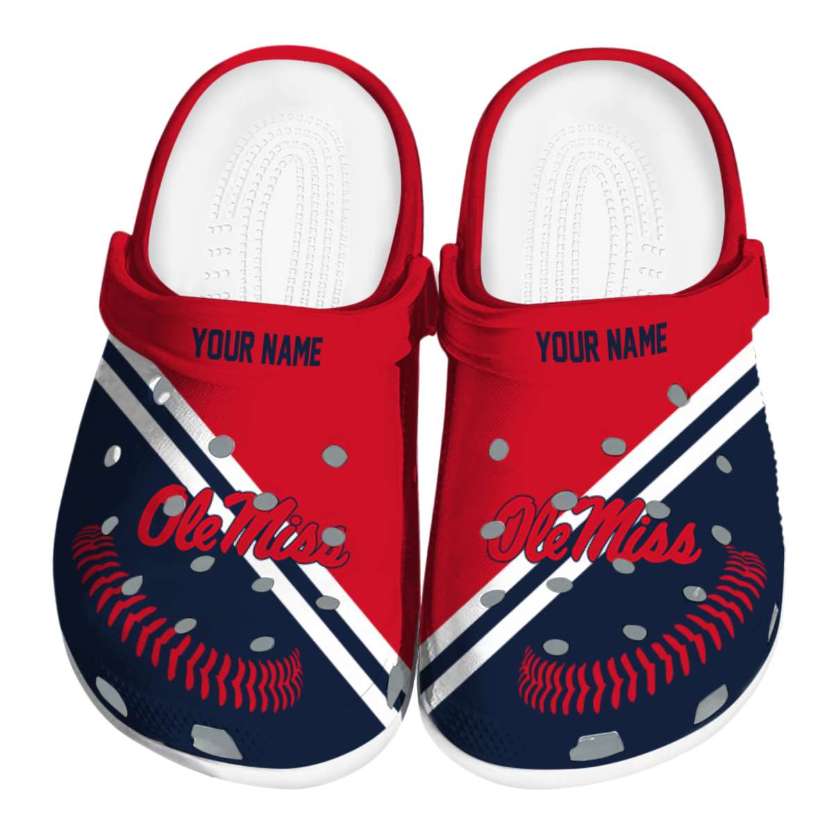 Ole Miss Rebels 2025 NCAA Sport Crocs Clogs For Men Women and Kids - GNL1463969