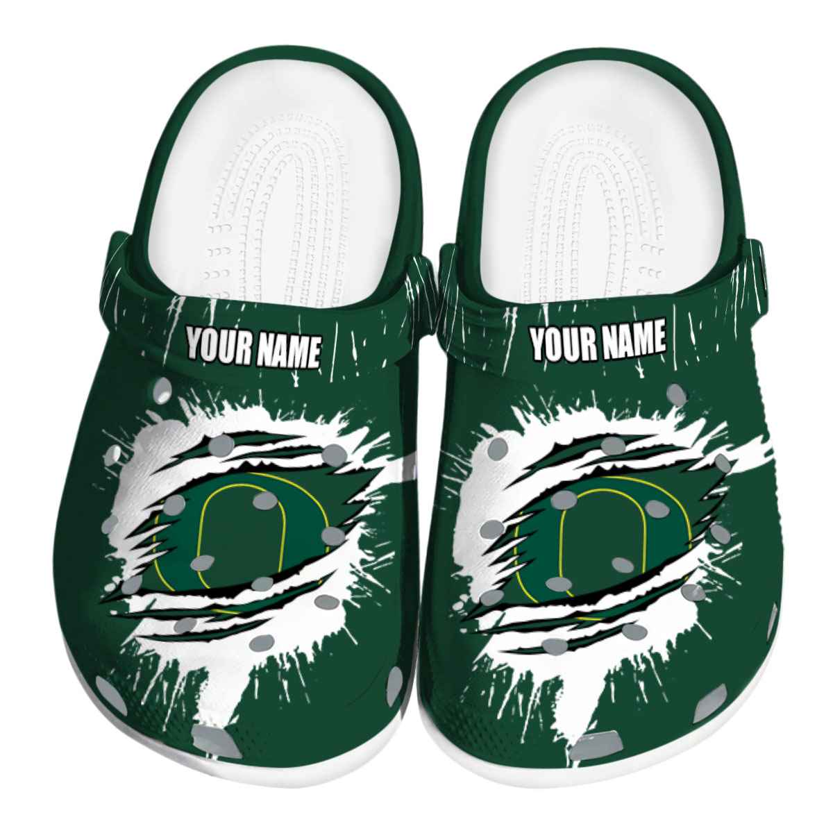 Oregon Ducks 2025 NCAA Sport Crocs Clogs For Men Women and Kids - GNL1463997