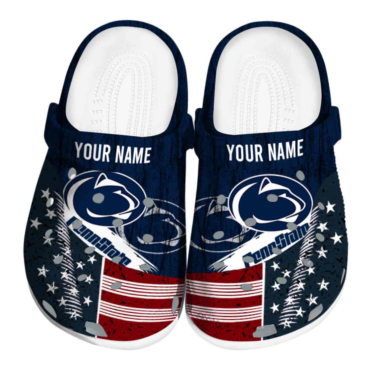Penn State Nittany Lions 2025 NCAA Sport Crocs Clogs For Men Women and Kids - GNL1464038