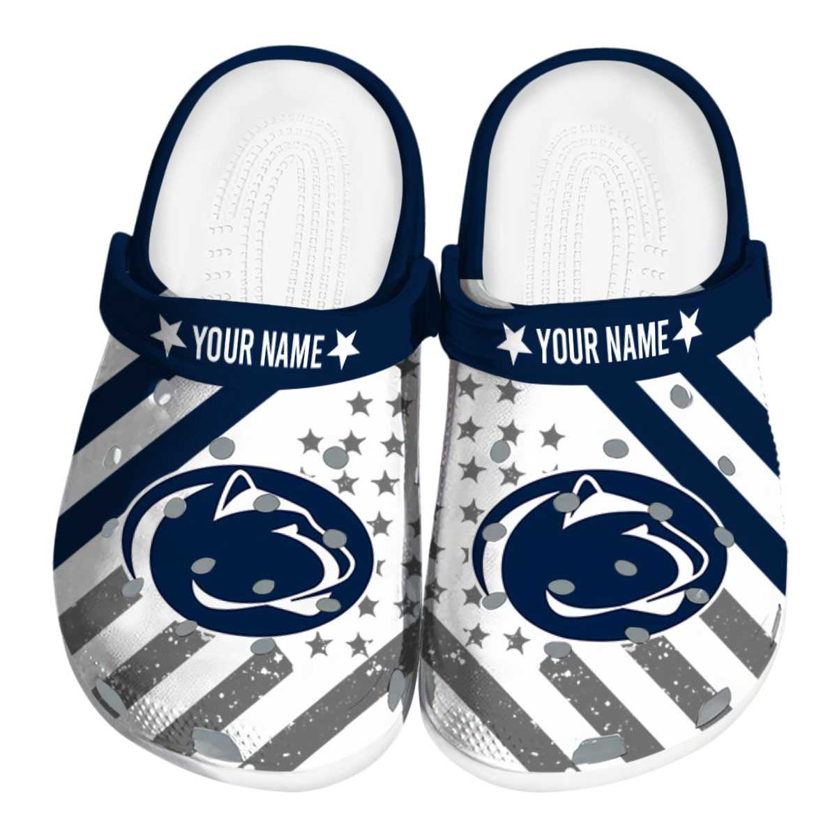 Penn State Nittany Lions 2025 NCAA Sport Crocs Clogs For Men Women and Kids - GNL1464071