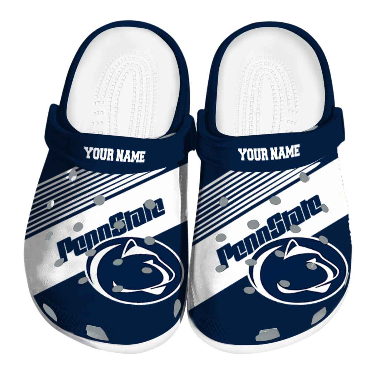 Penn State Nittany Lions 2025 NCAA Sport Crocs Clogs For Men Women and Kids - GNL1464076