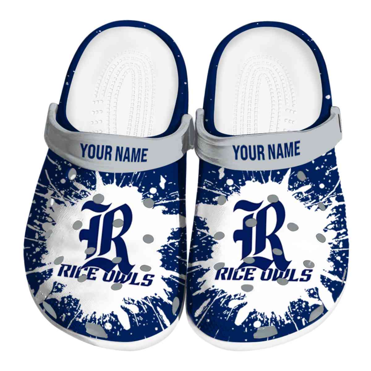 Rice Owls 2025 NCAA Sport Crocs Clogs For Men Women and Kids - GNL1464143