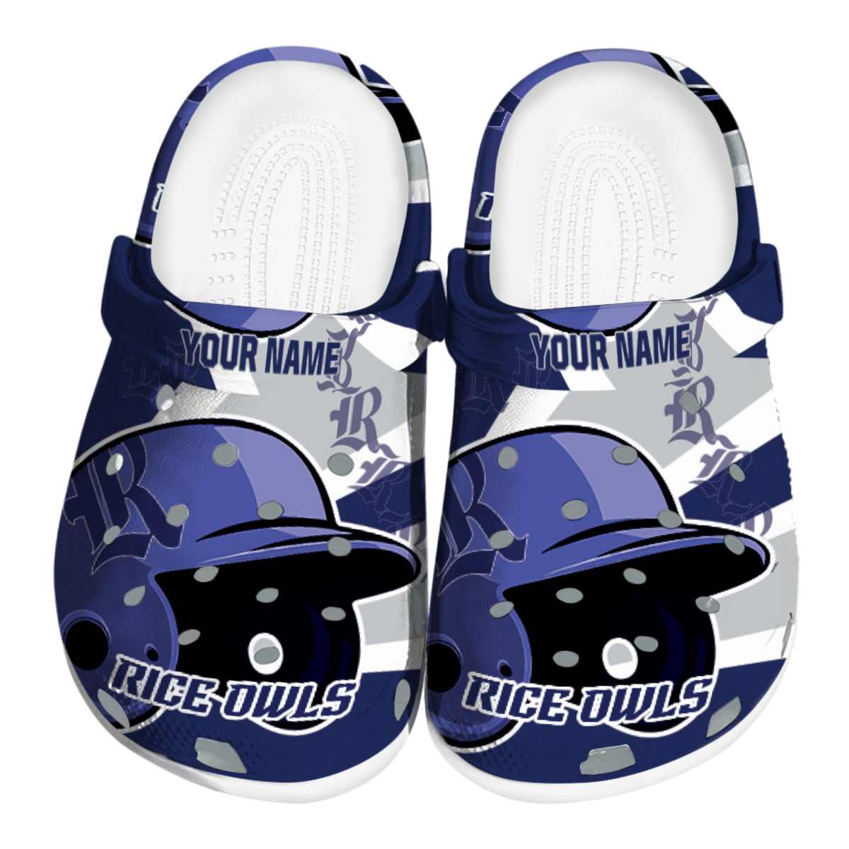 Rice Owls 2025 NCAA Sport Crocs Clogs For Men Women and Kids - GNL1464185