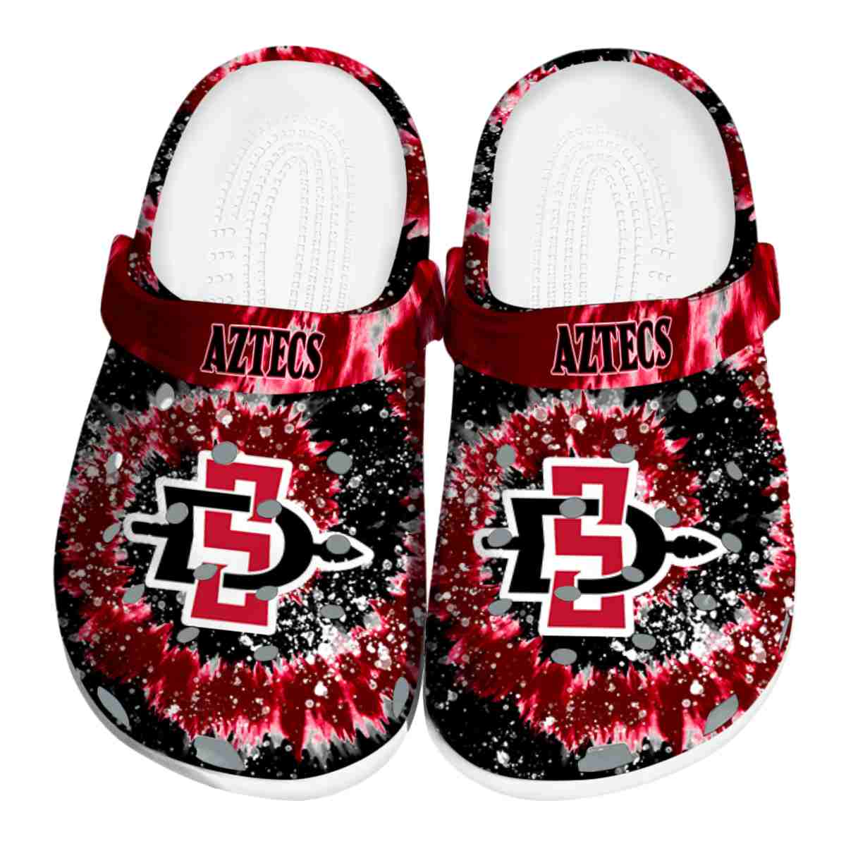 San Diego State Aztecs 2025 NCAA Sport Crocs Clogs For Men Women and Kids - GNL1464212