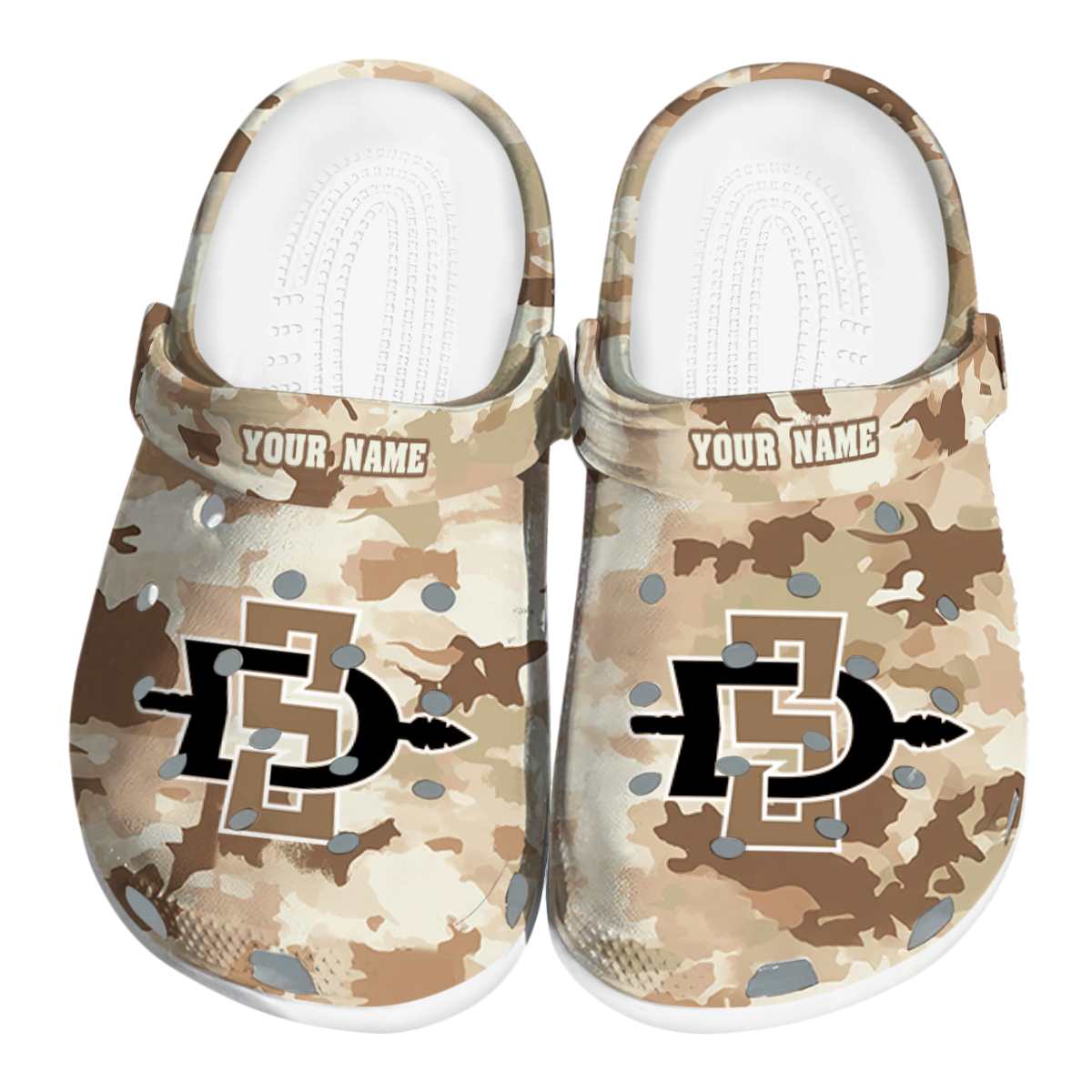 San Diego State Aztecs 2025 NCAA Sport Crocs Clogs For Men Women and Kids - GNL1464226