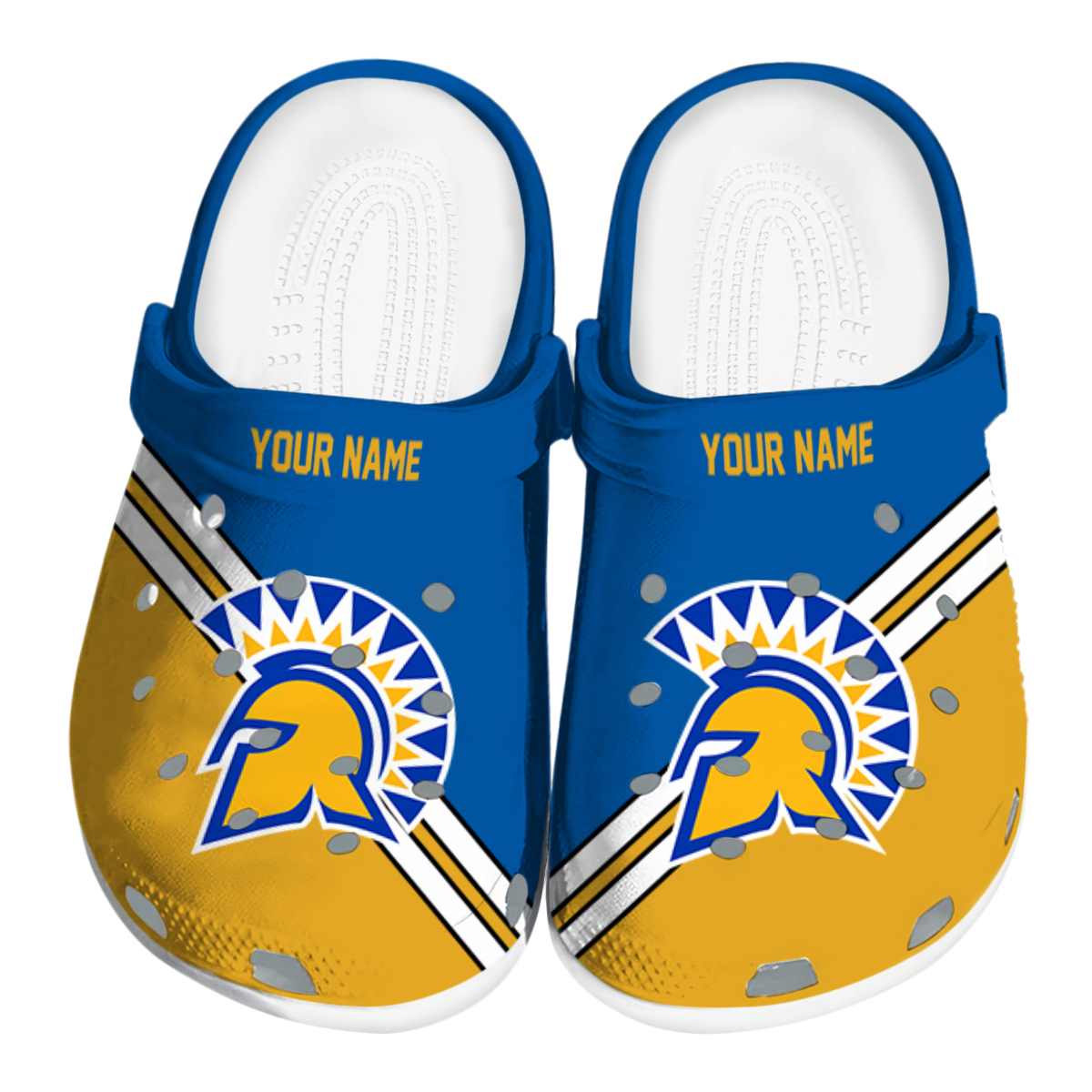 San Jose State Spartans 2025 NCAA Sport Crocs Clogs For Men Women and Kids - GNL1464253