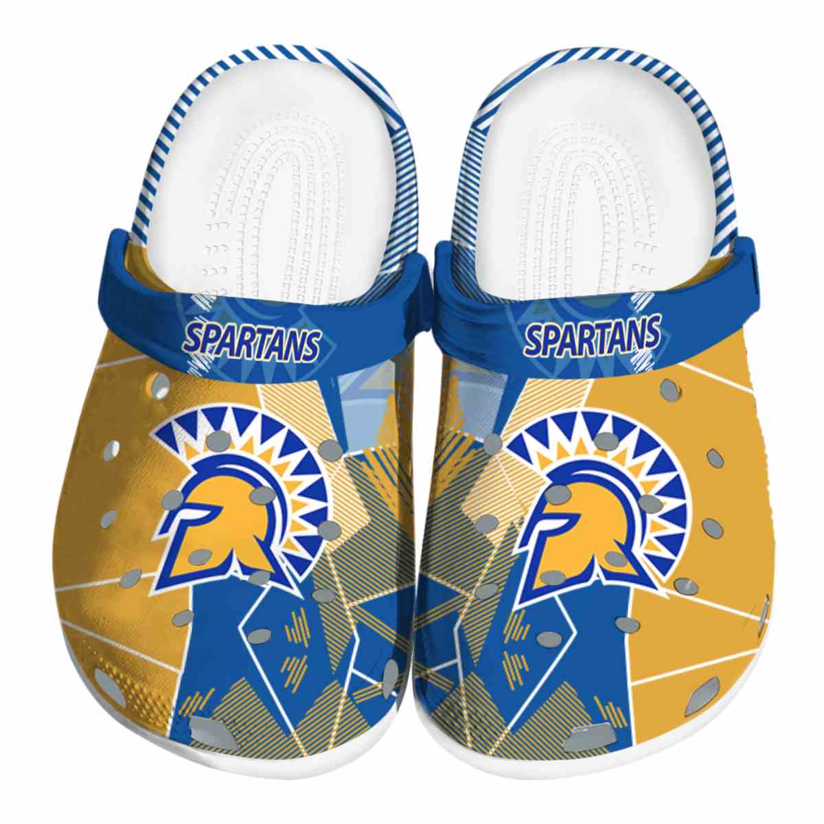 San Jose State Spartans 2025 NCAA Sport Crocs Clogs For Men Women and Kids - GNL1464258