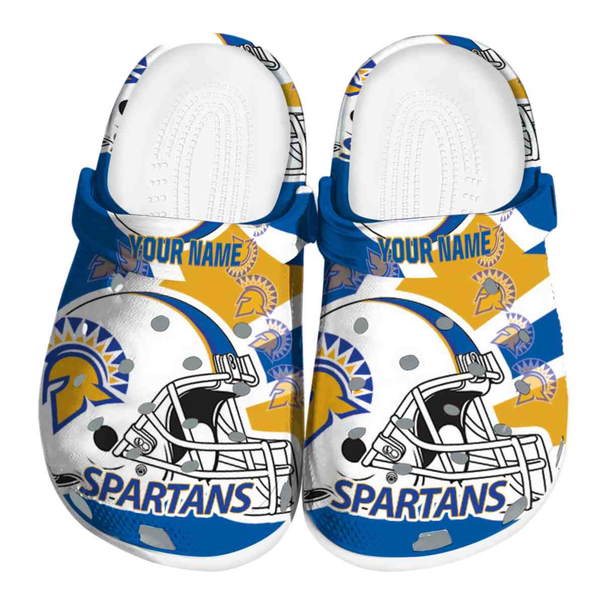San Jose State Spartans 2025 NCAA Sport Crocs Clogs For Men Women and Kids - GNL1464272