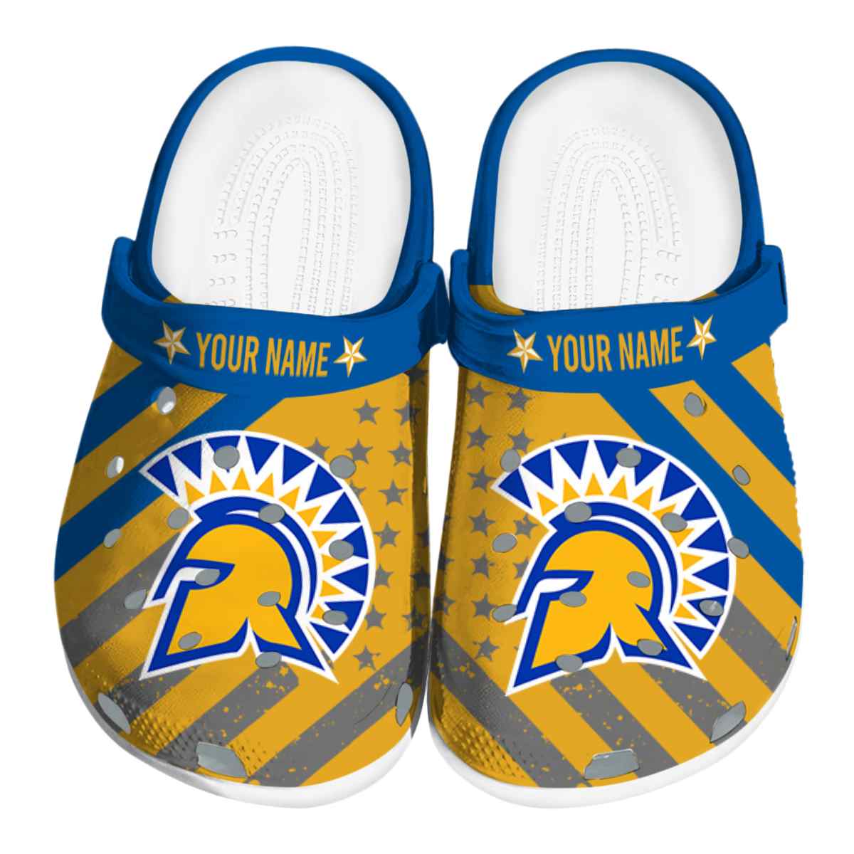 San Jose State Spartans 2025 NCAA Sport Crocs Clogs For Men Women and Kids - GNL1464255