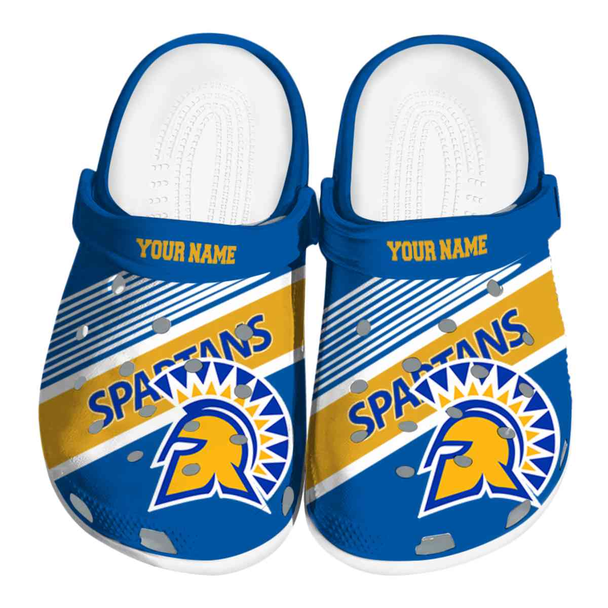 San Jose State Spartans 2025 NCAA Sport Crocs Clogs For Men Women and Kids - GNL1464254