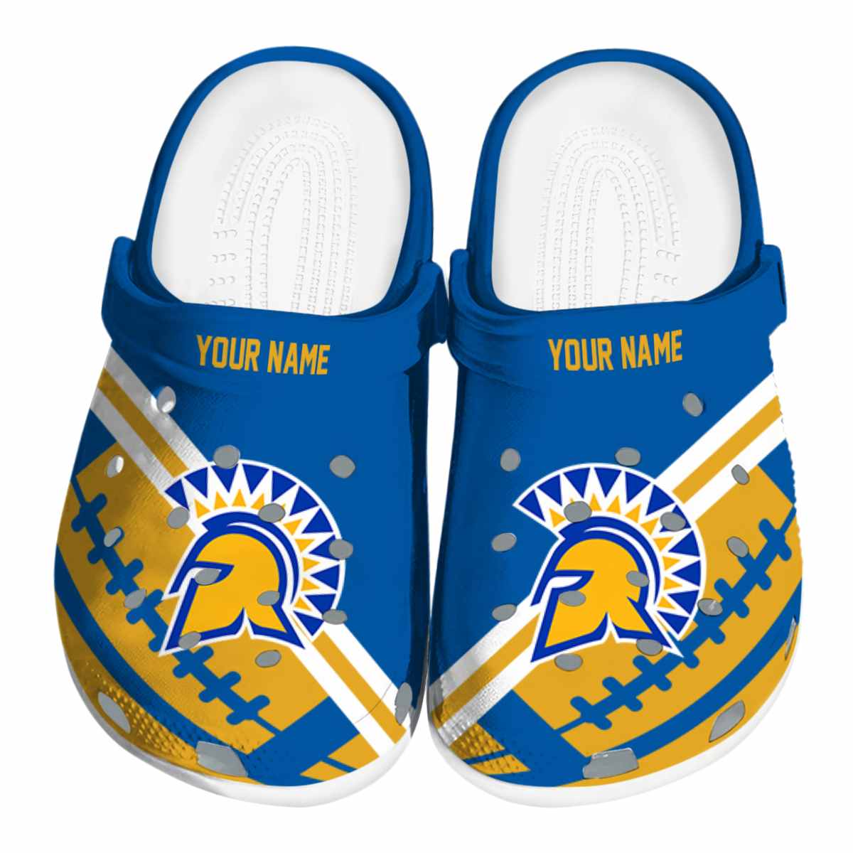 San Jose State Spartans 2025 NCAA Sport Crocs Clogs For Men Women and Kids - GNL1464250