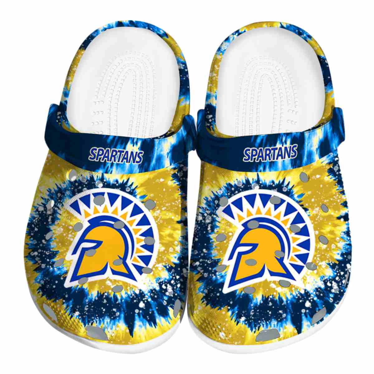 San Jose State Spartans 2025 NCAA Sport Crocs Clogs For Men Women and Kids - GNL1464247