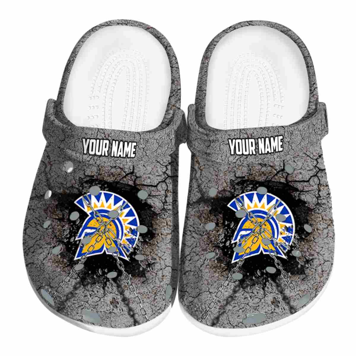 San Jose State Spartans 2025 NCAA Sport Crocs Clogs For Men Women and Kids - GNL1464271