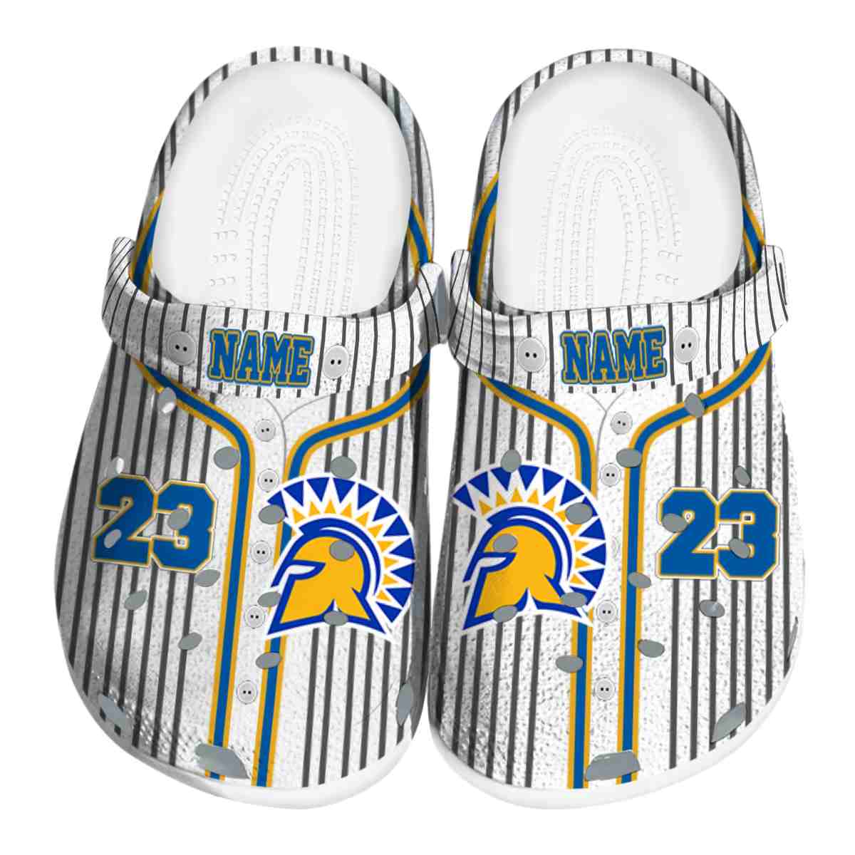 San Jose State Spartans 2025 NCAA Sport Crocs Clogs For Men Women and Kids - GNL1464261