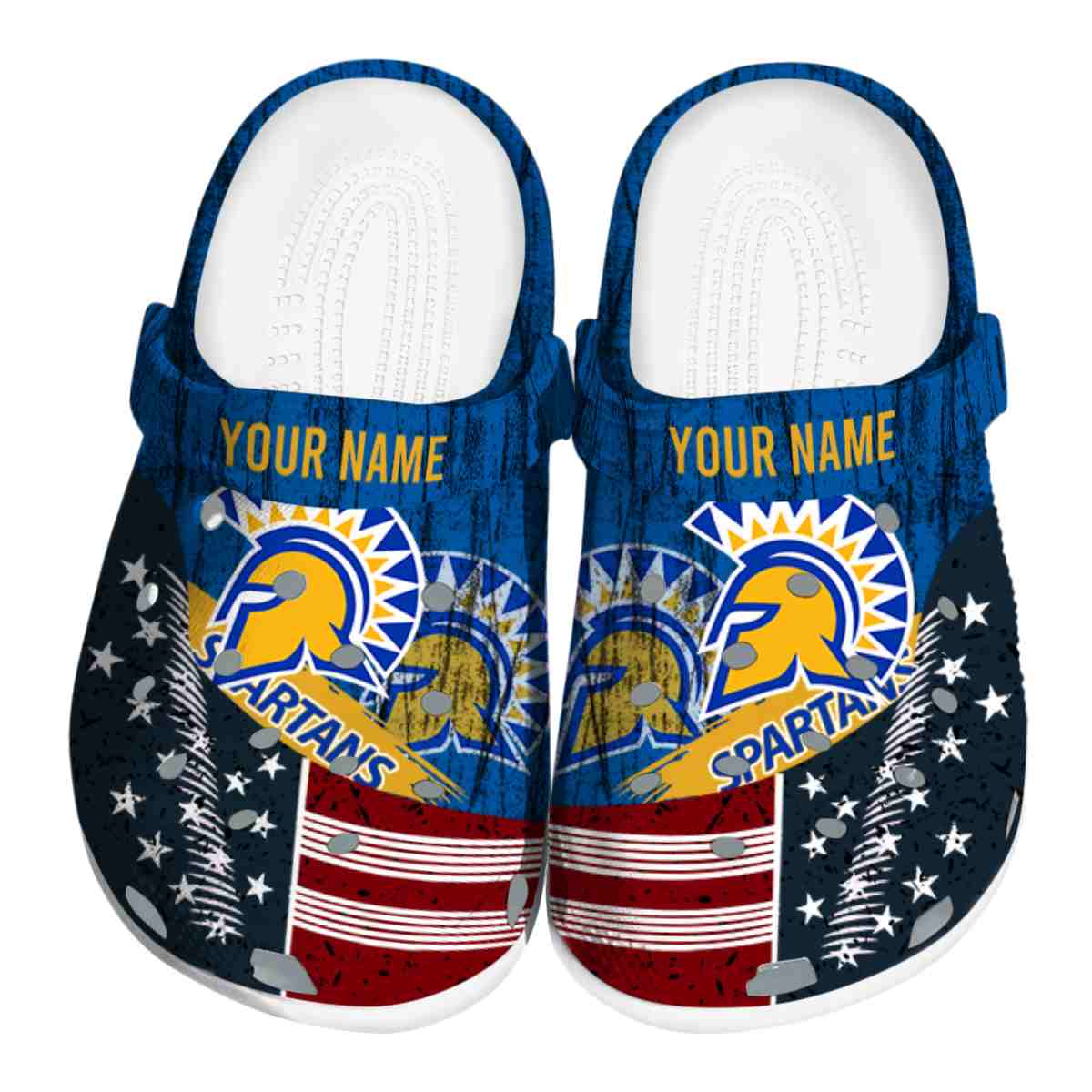 San Jose State Spartans 2025 NCAA Sport Crocs Clogs For Men Women and Kids - GNL1464267
