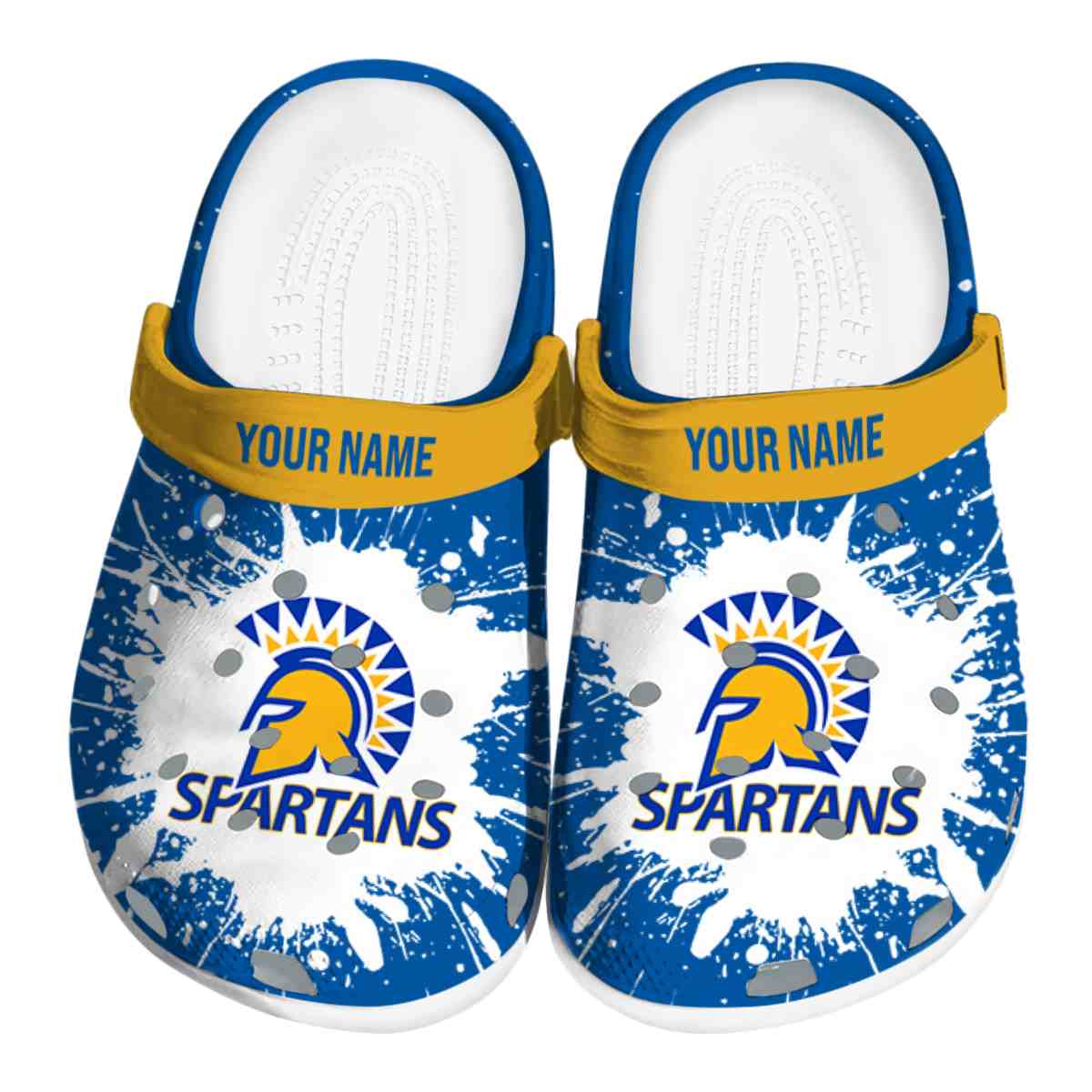 San Jose State Spartans 2025 NCAA Sport Crocs Clogs For Men Women and Kids - GNL1464273