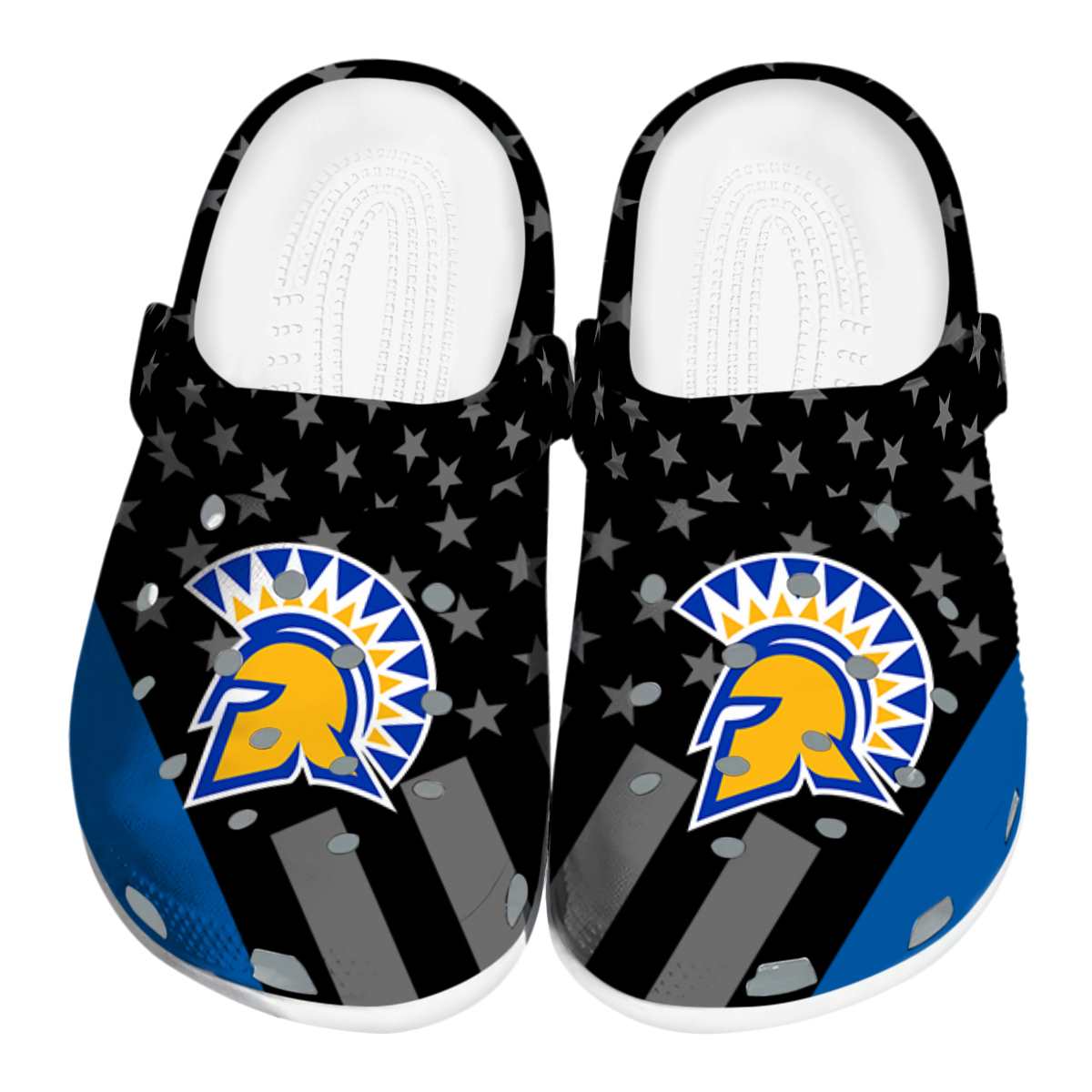 San Jose State Spartans 2025 NCAA Sport Crocs Clogs For Men Women and Kids - GNL1464265