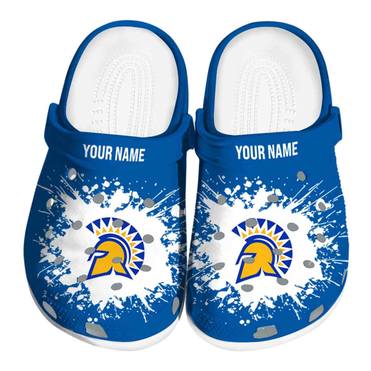 San Jose State Spartans 2025 NCAA Sport Crocs Clogs For Men Women and Kids - GNL1464266