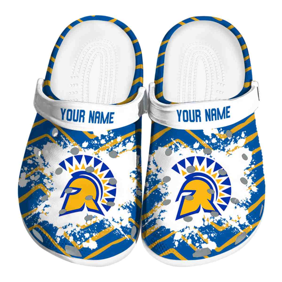 San Jose State Spartans 2025 NCAA Sport Crocs Clogs For Men Women and Kids - GNL1464270
