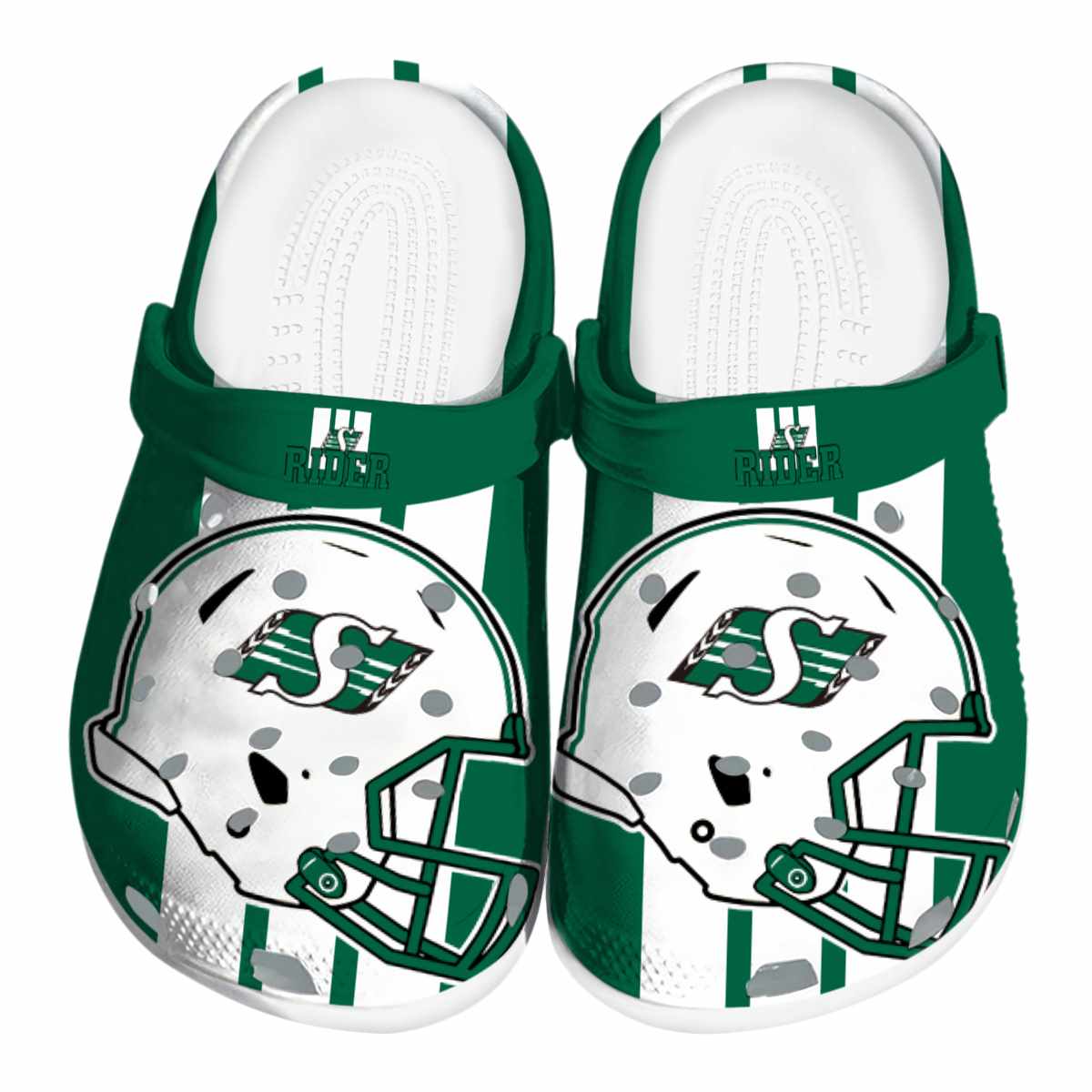 Saskatchewan Roughriders 2025 NCAA Sport Crocs Clogs For Men Women and Kids - GNL1464294