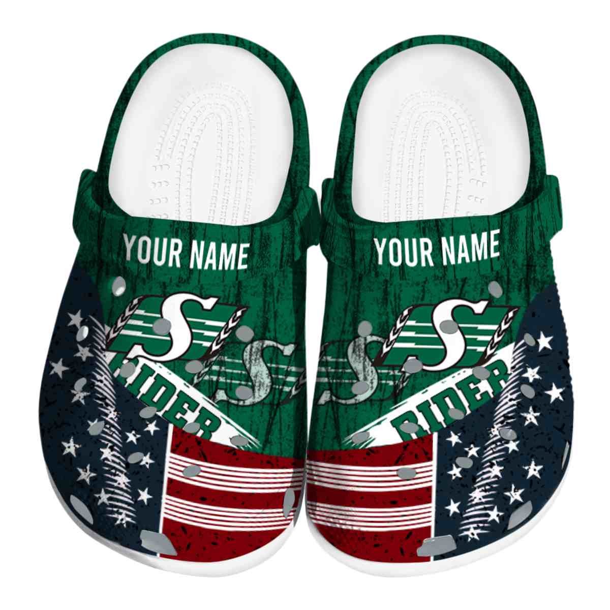 Saskatchewan Roughriders 2025 NCAA Sport Crocs Clogs For Men Women and Kids - GNL1464299