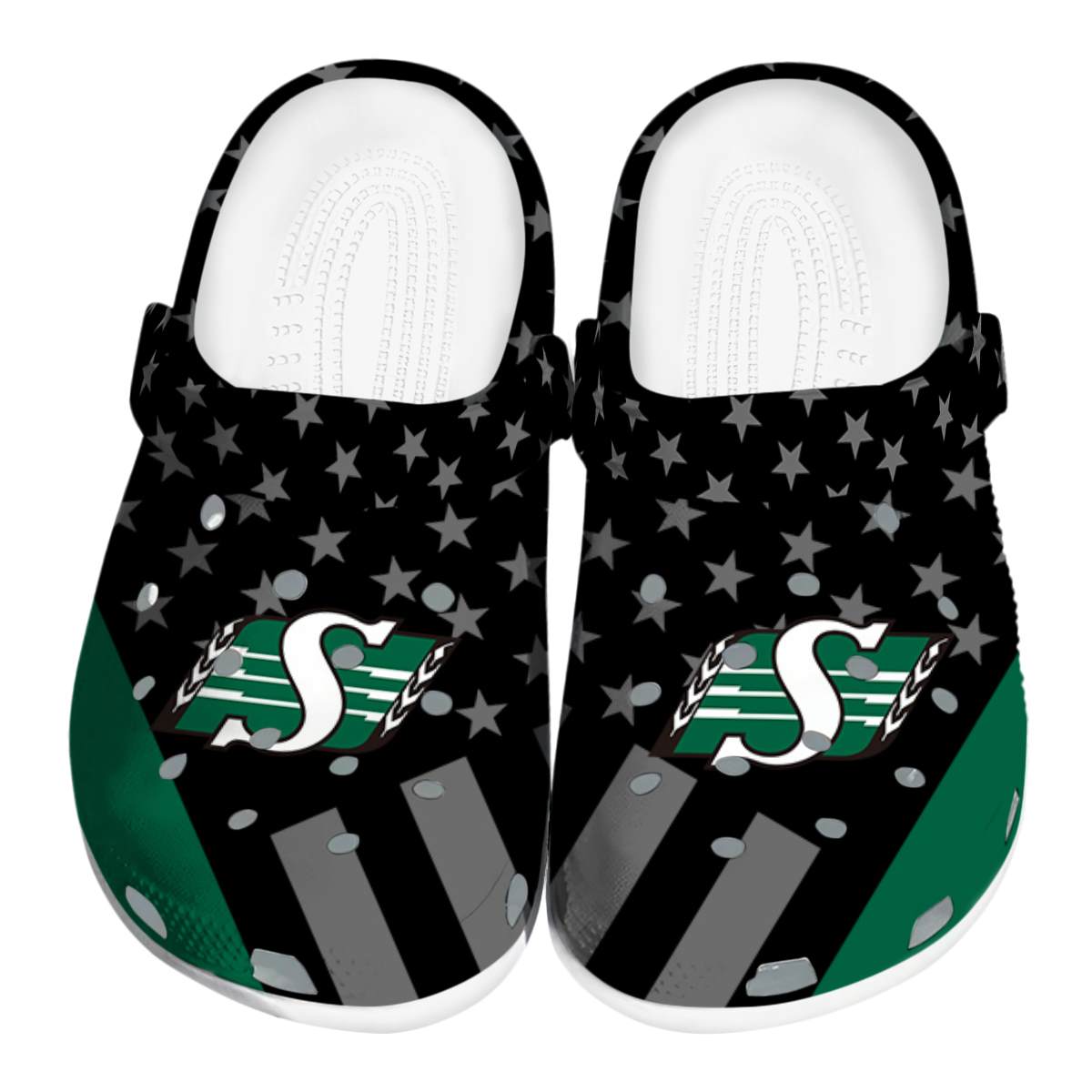 Saskatchewan Roughriders 2025 NCAA Sport Crocs Clogs For Men Women and Kids - GNL1464277