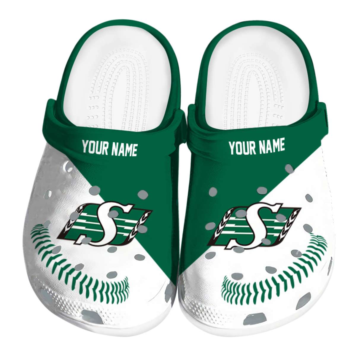 Saskatchewan Roughriders 2025 NCAA Sport Crocs Clogs For Men Women and Kids - GNL1464282