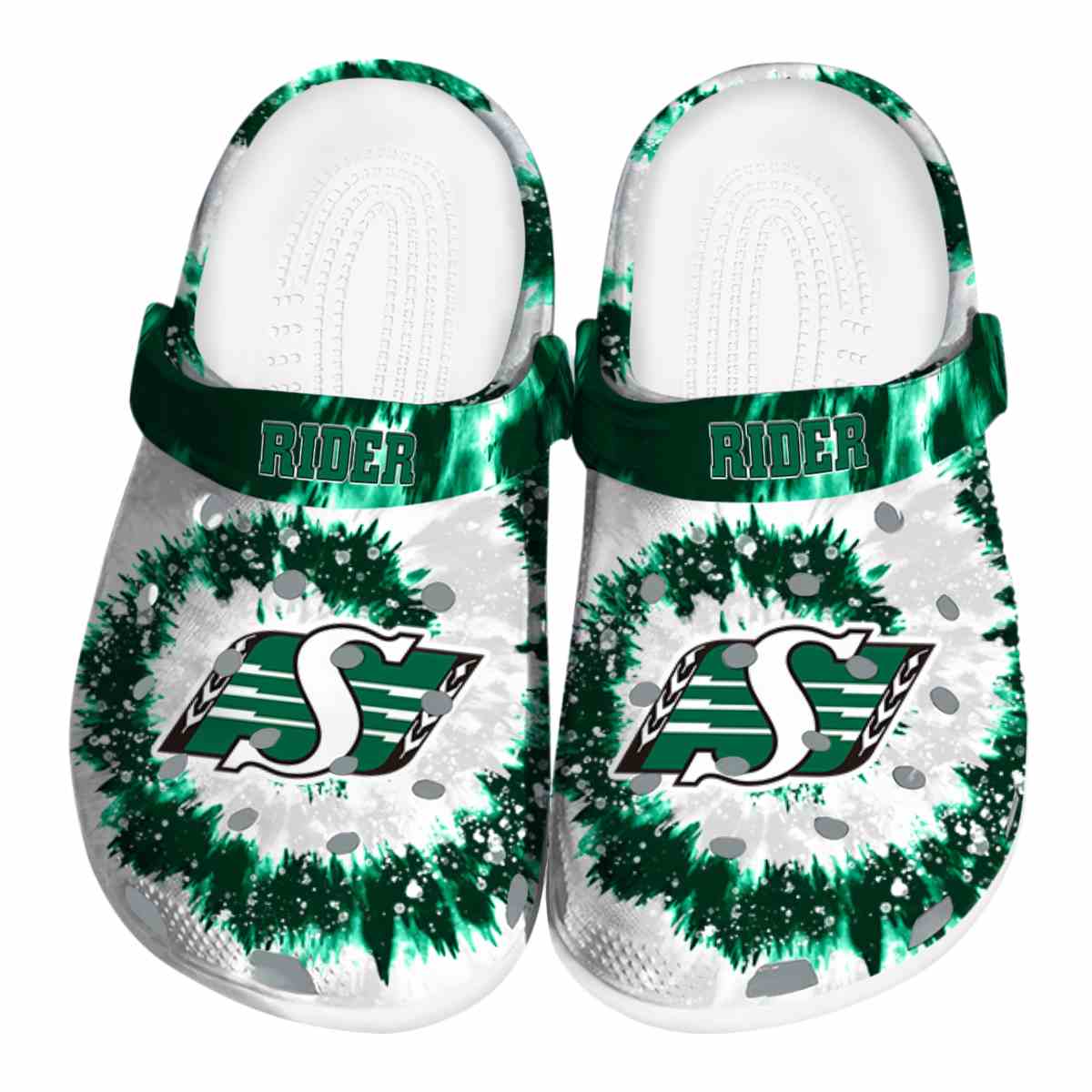 Saskatchewan Roughriders 2025 NCAA Sport Crocs Clogs For Men Women and Kids - GNL1464289