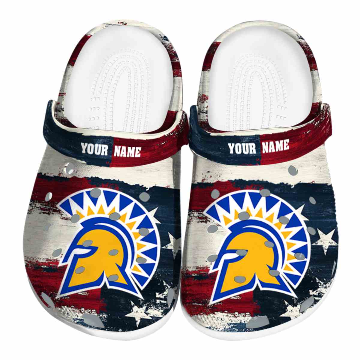 San Jose State Spartans 2025 NCAA Sport Crocs Clogs For Men Women and Kids - GNL1464290