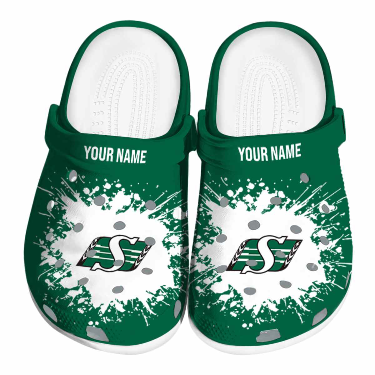 Saskatchewan Roughriders 2025 NCAA Sport Crocs Clogs For Men Women and Kids - GNL1464298
