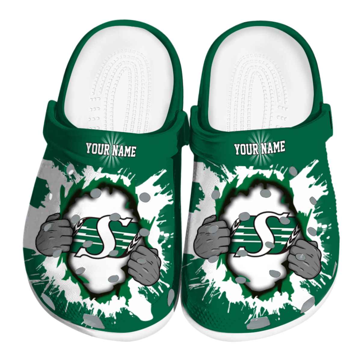 Saskatchewan Roughriders 2025 NCAA Sport Crocs Clogs For Men Women and Kids - GNL1464292