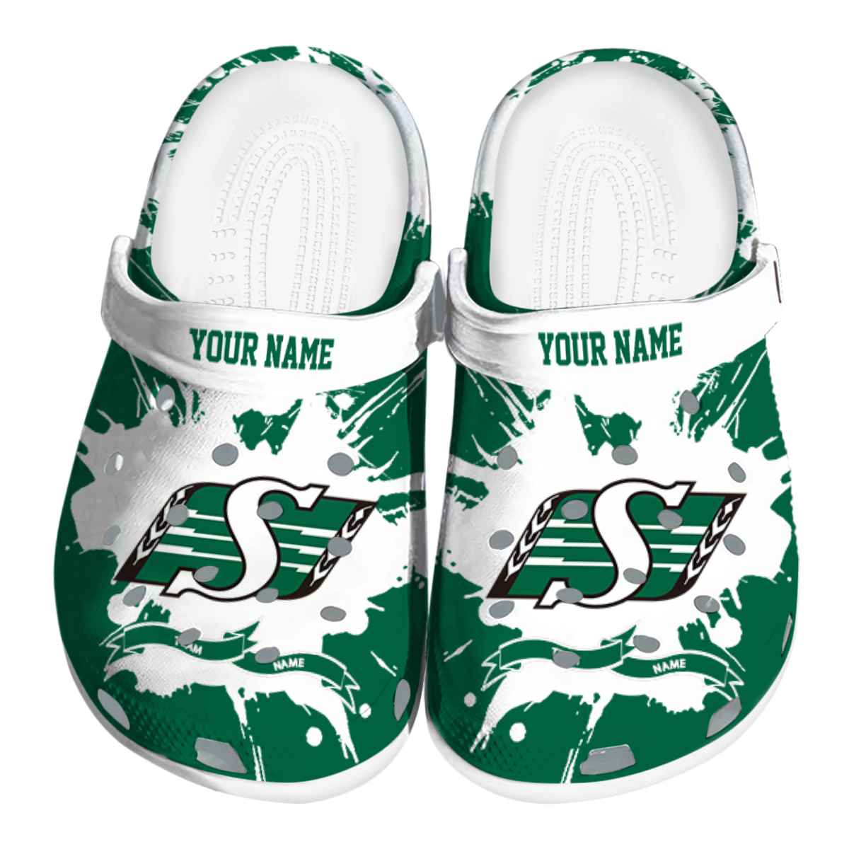 Saskatchewan Roughriders 2025 NCAA Sport Crocs Clogs For Men Women and Kids - GNL1464303