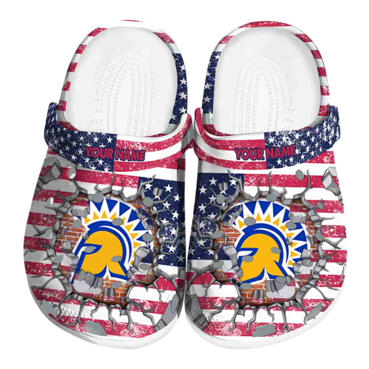 San Jose State Spartans 2025 NCAA Sport Crocs Clogs For Men Women and Kids - GNL1464302