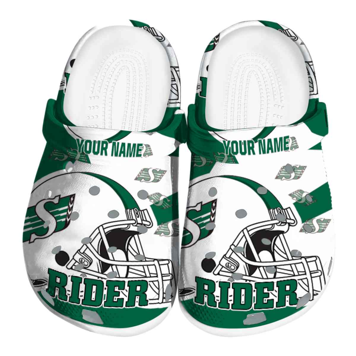 Saskatchewan Roughriders 2025 NCAA Sport Crocs Clogs For Men Women and Kids - GNL1464317