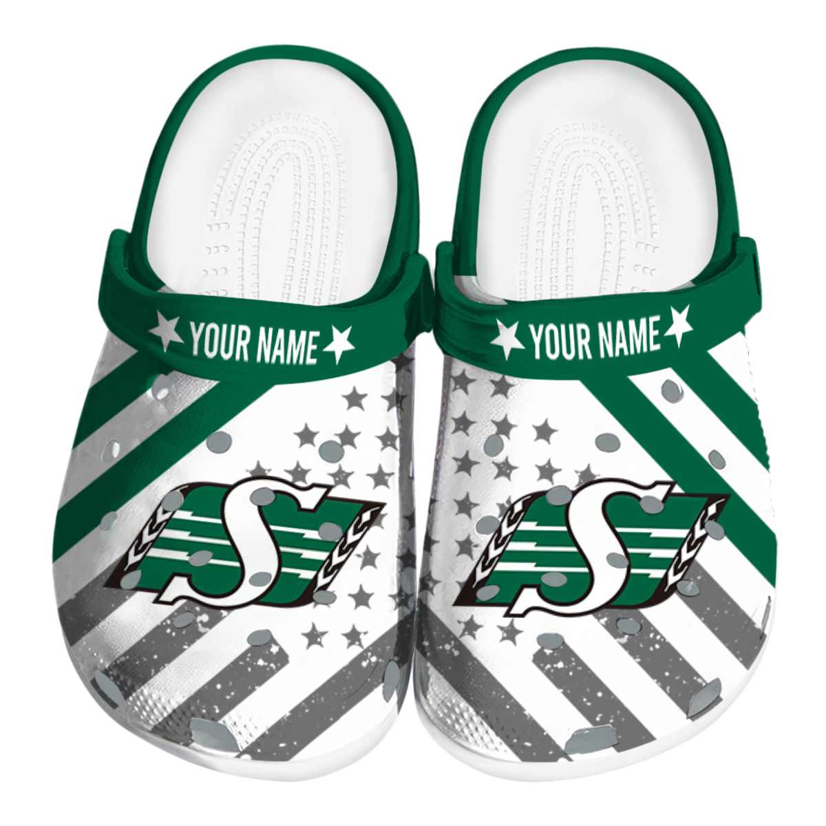 Saskatchewan Roughriders 2025 NCAA Sport Crocs Clogs For Men Women and Kids - GNL1464310